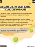 Kaedah Disinfeksi Yang Tidak Disyorkan